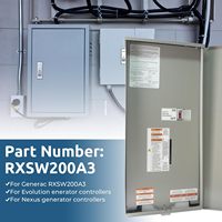 Interrupteur de transfert automatique 200 ampères pour générateur de secours domestique, alimentation de secours pour toute la maison, 120V 60Hz NEMA 3R, capacité de coupure 30kA