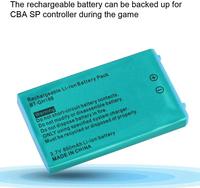 Batterie au lithium de remplacement pour Gameboy Advance SP, 3,7 V, 850 mAh, plastique, emballage de vente au détail de marque OEM, rechargeable
