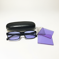 Premium Didymium Optical Glasses Filter for Goggles AR/AF Coatings >90% Transmission Customizable Size Thickness 1 Year Warranty