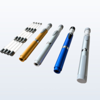 Flacon en verre à double compartiment stérile et dégradable de 3 ml avec bouchon en aluminium et bouchon en caoutchouc, aseptique, durable, étanche, pour soins de la peau