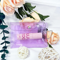 Bling paillettes Portable étui support pochette personnalisée maquillage sac cosmétique pour femmes PVC emballage sac porte-clés rouge à lèvres sac Shenzhen