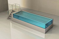 Piscine en acrylique transparente personnalisable, durable et respectueuse de l'environnement