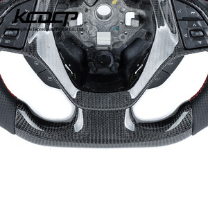 Volant sport à 3 branches en PU durable pour Chevrolet <span class=keywords><strong>Corvette</strong></span> C7 <span class=keywords><strong>2014</strong></span>+ - Product Image 5