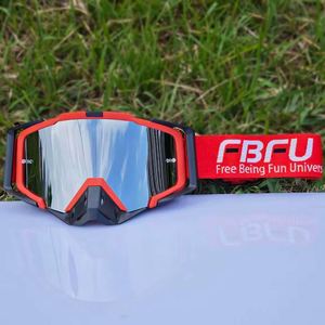 FBFU - Casco Deportivo Profesional para Motocicleta, Resistente al Viento, de Spandex/Algodón, Modelo FB-FH, con Lente Intercambiable, para Motocross - Product Image 4