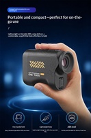 Pengukur Jarak Golf Perdagangan Luar Negeri Baru Mini dengan Pemasangan Magnetik Presisi Tinggi 3-2000m Teleskop Berburu Isi Ulang HR-RC-2000m