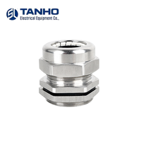 Manchon d'étanchéité TANHO NPT 1 1/2 en laiton nickelé, résistant à l'eau et à la poussière IP68, pour câbles métalliques haute tension