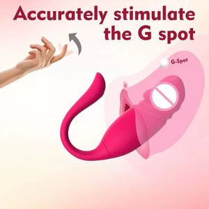 Vibrateur clitoridien à 9 fréquences avec simulation d'insertion et contrôle par application – Jouets sexuels - Product Image 4