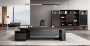 Горячая распродажа: высококачественный офисный стол для руководителя, L-образный стол для кабинета менеджера. - Product Image 4