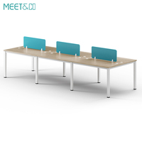 Petit bureau modulaire en forme de L Table de travail Bureau moderne Poste de travail Mobilier de bureau avec rangement