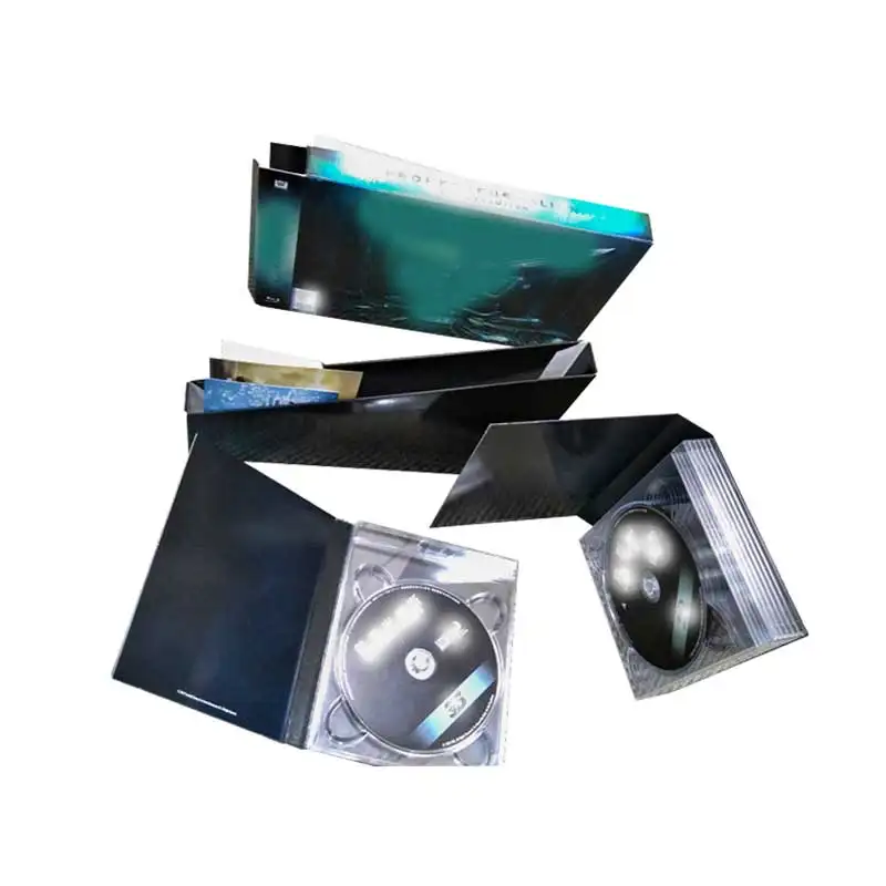 Multi bluray DVD digi tray movie DVD blu-ray Box Sets retail marketing packaging soluation