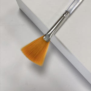 Pinceau applicateur de <span class=keywords><strong>masque</strong></span> en Taklon jaune <span class=keywords><strong>ultra</strong></span>-<span class=keywords><strong>doux</strong></span> pour les soins de la peau, les peelings chimiques et les masques faciaux - Product Image 2