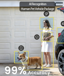 Cámara WiFi Exterior de 3MP con Batería y Panel <span class=keywords><strong>Solar</strong></span>, Seguimiento por IA, Audio Bidireccional, Visión Nocturna, Cámara de Seguridad para el Hogar - Product Image 5