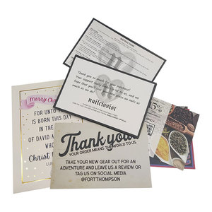 Tùy Chỉnh 300gsm Giấy Tráng Holographic <span class=keywords><strong>In</strong></span> Ấn Sáng Bóng Cảm Ơn Bạn Thẻ Mua Cho Doanh Nghiệp Nhỏ - Product Image 5