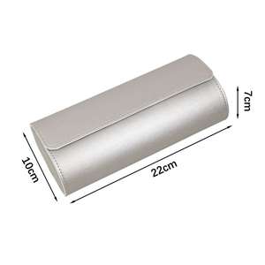 Estuche de Viaje para Relojes de Cuero PU con Logotipo Personalizado, 1, 2 o 3 Ranuras, Estuche Enrollable Portátil para Relojes - Product Image 6