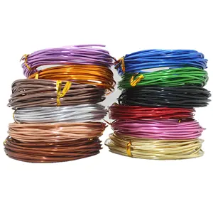10M / Roll 1mm 1.5mm 2mm 2.5mm 3mm Colored Aluminum Wire Flexible Bendable Metal Craft Wire or Jewelry Beading Wire