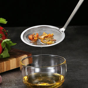 Stainless Steel Skimming Spoon 304 <b>Oil</b> <b>Filter</b> Strainer For Hot Pot Foam <b>Removal</b> And Scum Separator - Product Image 1