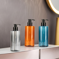 Bouteilles de lotion de lavage de corps en plastique PET PETG 100ml-600ml de luxe emballage de shampooing de cheveux de parfum de crème à paroi épaisse pour cosmétiques
