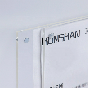 Acrilico magnetico personalizzato A4 Menu titolare T a forma di tavolo segno Stand Premium Display ristorante - Product Image 6