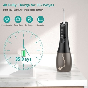 Irrigador Bucal Eléctrico Inalámbrico Portátil con 5 Modos, Tanque de Agua Grande de 400 ml, Resistente al Agua IPX7, para Limpieza Dental - Product Image 2