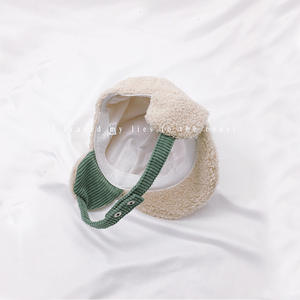 قبعة بيسبول للأطفال بتصميم أذني أرنب لطيفة مصنوعة من البوليستر 100٪ مع حماية للأذنين، طراز شتوي للجنسين بتصميم سداسي الأجزاء - Product Image 5