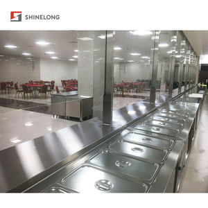 Présentoir électrique de chauffe-plats pour la restauration collective, la cantine et le bain-<span class=keywords><strong>marie</strong></span> en acier inoxydable. - Product Image 1