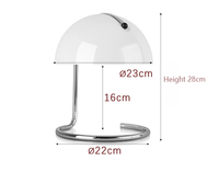 Haute Qualité Moderne Circulaire En Métal Aromathérapie Bauhaus Bougeoir Led Cire Lampe De Table pour La Maison
