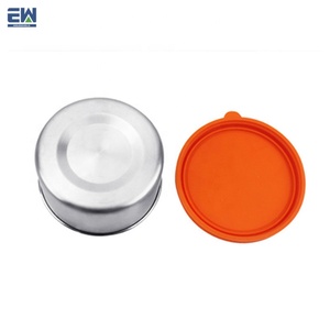 Uso en casa <span class=keywords><strong>comida</strong></span> fresca de almacenamiento latas selladas de contenedores de alimentos de acero inoxidable con silicona tapas - Product Image 4