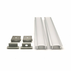 Mẫu hộp-tùy chỉnh Alu kênh màu đen mô hình hiển thị Dải tuyến tính Led nhôm hồ sơ hiển thị - Product Image 4