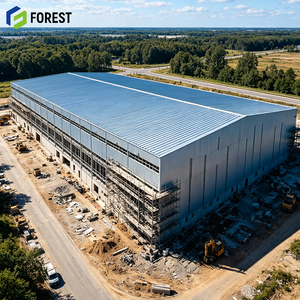 Almacén Agrícola Prefabricado de Estructura de Acero, Construcción Profesional de Edificios, Taller a Prueba de Terremotos - Product Image 1