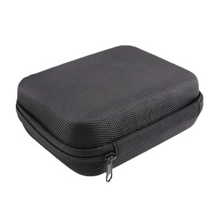 Étui de rangement EVA pour écouteurs, câble de données, chargeur, batterie externe, protection de disque dur, noir, 2-3 compartiments, sac à fermeture éclair - Product Image 2