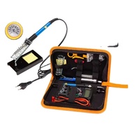 Kit d'outils fer à souder électrique à température réglable 60W ensemble de multimètres pour la réparation d'ordinateur de téléphone portable à usage domestique