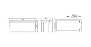 Солнечная батарея 12 В 200ah pack 12 В 100ah 250ah гелевая батарея солнечные батареи 200ah - Product Image 4