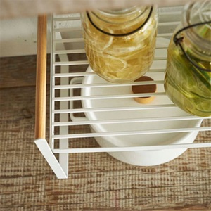 Moderno Estante de Almacenamiento de Cocina de Hierro Forjado Tipo Soporte, Escurridor de Encimera Portátil No Plegable para Condimentos, Platos y Pintura - Product Image 3