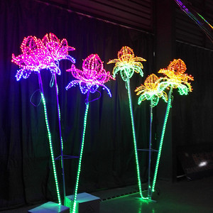 LED Flower Motif <b>Light</b> <b>String</b> Garden Decoration Waterproof Fairy Vine <b>Light</b> Outdoor Lawn Holiday Landscape - Product Image 6