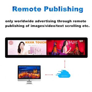 HXXK <strong>TOUCH</strong> Hotsale Digital Signage and Displays Brand Manufacturers <strong>bar</strong> <strong>Lcd</strong> Display ultra Wide <strong>bar</strong> Advertising Screen Stretched - Product Image 4