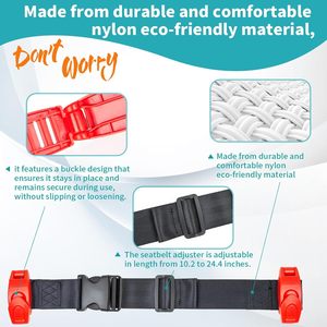 Trẻ em dây an toàn điều chỉnh trẻ em an toàn bao gồm định vị cho trẻ em, vai và cổ bảo vệ - Product Image 3