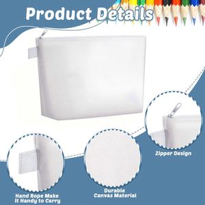 OEM Wholesale New Fashion Factory Customized Travel Toiletries and Cosmetics Storage White Cotton <b>Diy</b> <b>Kit</b> Bag - Product Image 2