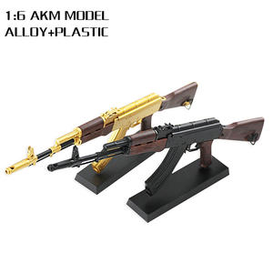 중국 공장 가격 1:3 금속 장난감 총 AK47 모델 28cm 액세서리 총 부품 AR15 총 모델 - Product Image 6