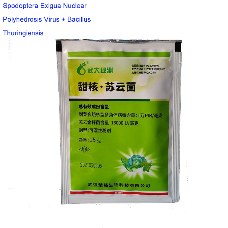 SeNPV + Bt, лучший полезный пестицид для уничтожения вредителей овощей, Plutella Xylostella