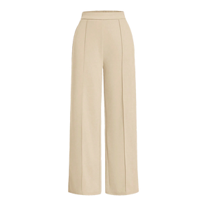 Blazer e <span class=keywords><strong>pantaloni</strong></span> eleganti due pezzi in raso <span class=keywords><strong>Beige</strong></span> più caldo per abiti da cerimonia da ufficio ed estate - Product Image 4