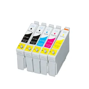 Kartrid Tinta Kompatibel T1281 Inkjet T1284 untuk Printer Epson Stylus S22 SX420W SX125 SX425W