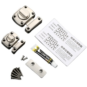 Home Bedroom <b>Window</b> Door Lock Anti-Theft Rotating Stainless Steel Knob Zinc Alloy No Drilling Required Left Right <b>Latch</b> Bolt - Product Image 3
