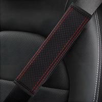 Housse de protection universelle en fibre de carbone pour ceinture de sécurité de voiture, coussinet de protection pour l'épaule, accessoires intérieurs automobiles, couleur personnalisée, marque OEM populaire