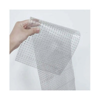 Venta de fábrica 1000x240mm pantalla Led transparente película Flexible Pantalla de cristal para vidrio P5 adhesivo Led Panel de publicidad