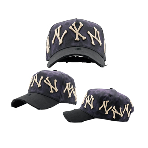 Gorras de Béisbol Personalizadas de 5 Paneles con Visera Curva, de Gamuza, Estilo Deportivo, Barbas Sporty DeathRow LA <span class=keywords><strong>Dodgers</strong></span>, con Logotipo Bordado - Product Image 1