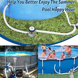 2 gói 59 "x1.5" Ống hồ bơi với bộ điều hợp Loại B ống nhựa làm sạch hồ bơi mặt đất Phụ Kiện Dụng cụ làm sạch hồ bơi - Product Image 3