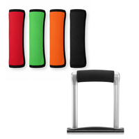 Housse de poignée de bagage en néoprène écologique et durable, personnalisable avec logo et couleur, accessoire de voyage OEM