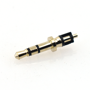 <strong>2</strong>.5mm Copper Contact Gold/Black Headphone Plug <strong>2</strong>.5mm Mono Stereo 4-pole Trrs Exposed 11mm Male Audio Connector - Product Image 3