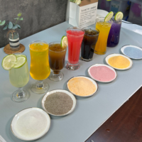 Vente en gros de poudre de jus de boissons solides aromatisées instantanées 1kg de poudre de boisson à saveur de mangue aux fruits