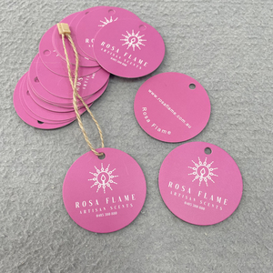 Cá Nhân Tùy Chỉnh May Mặc Nhãn Nhỏ Vòng Treo <span class=keywords><strong>Tag</strong></span> Chai Quần Áo Thẻ Treo Tùy Chỉnh In Giấy Giày Phụ Kiện - Product Image 1